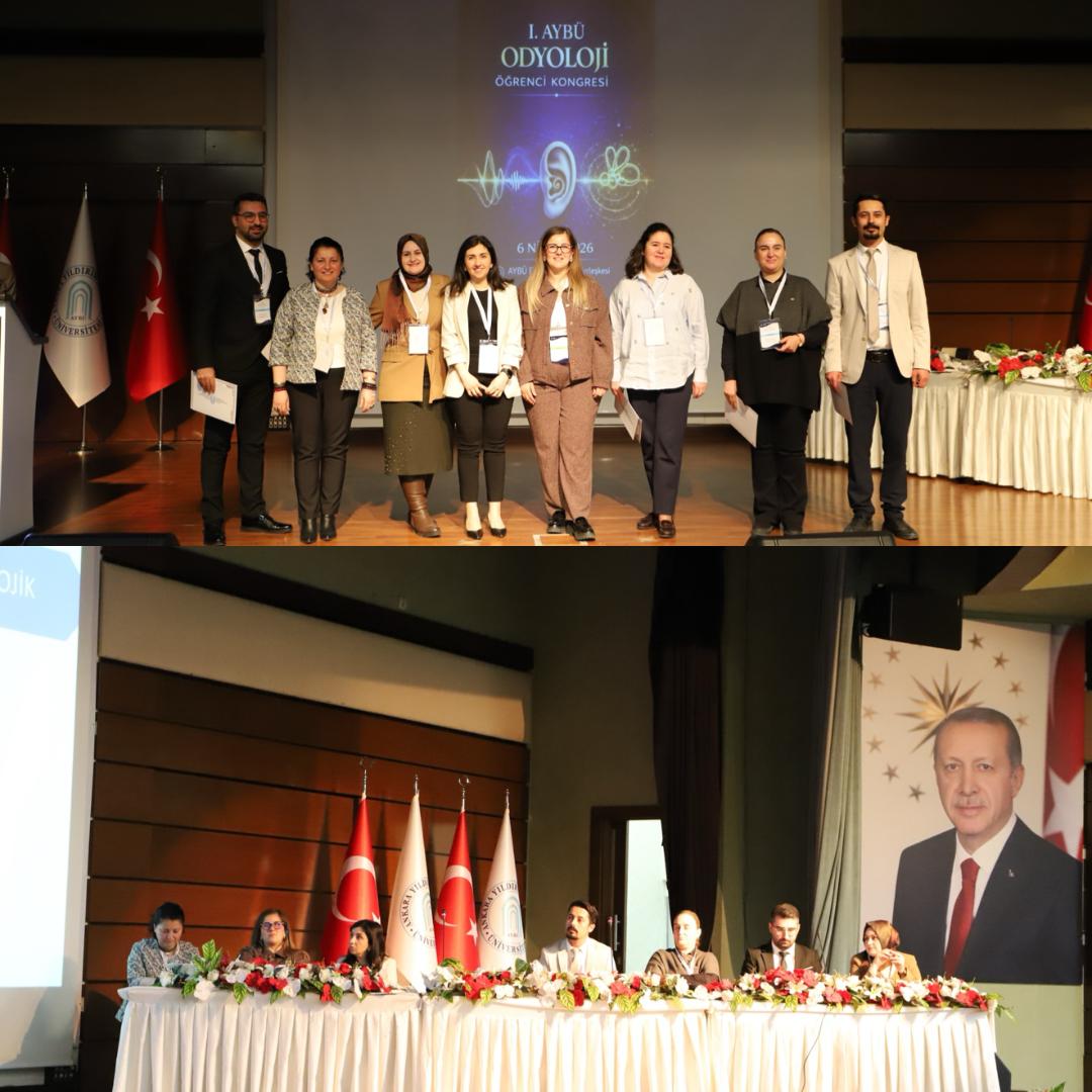 Görselde, panelde yer alan akademisyenlerin toplu fotoğrafı bulunmaktadır.