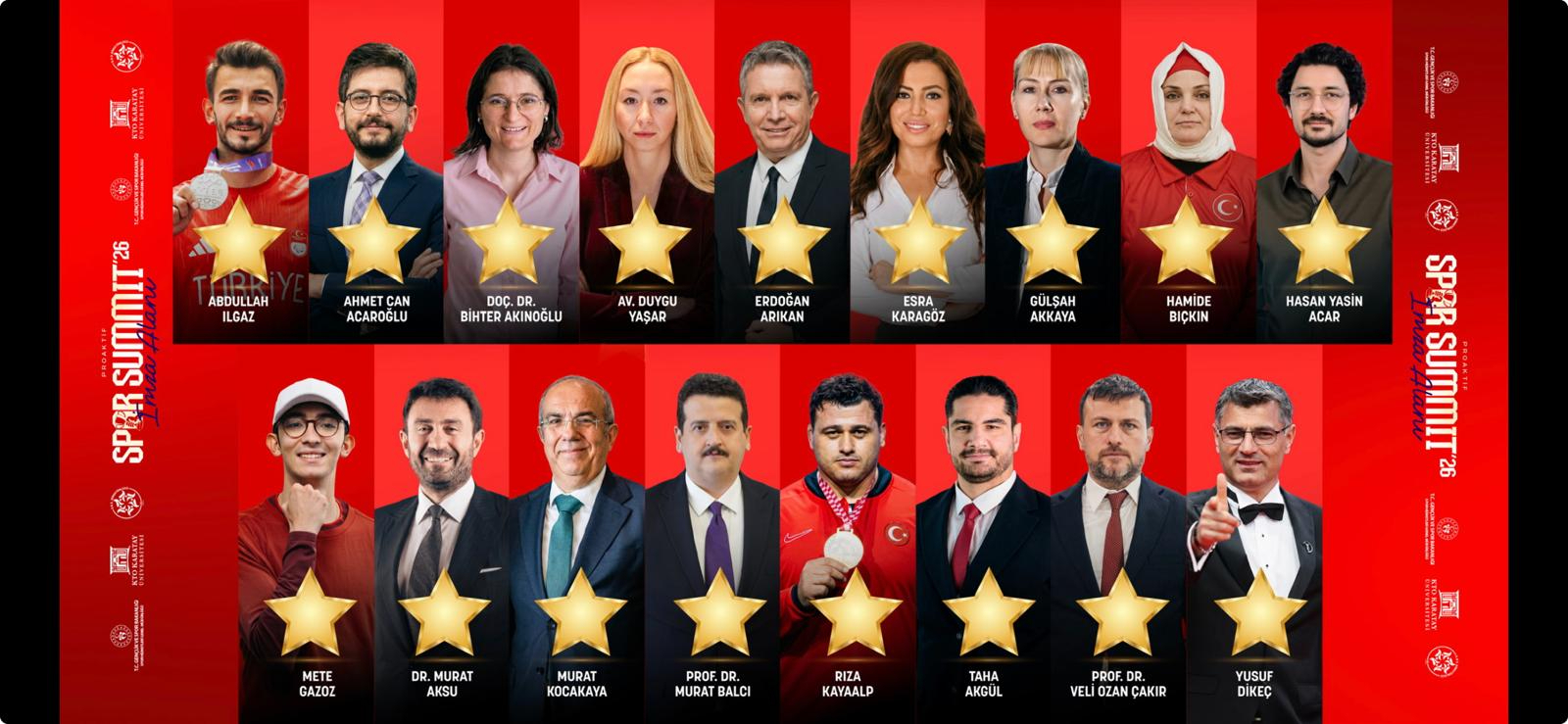 “Proaktif Spor Summit’26” programı afişi