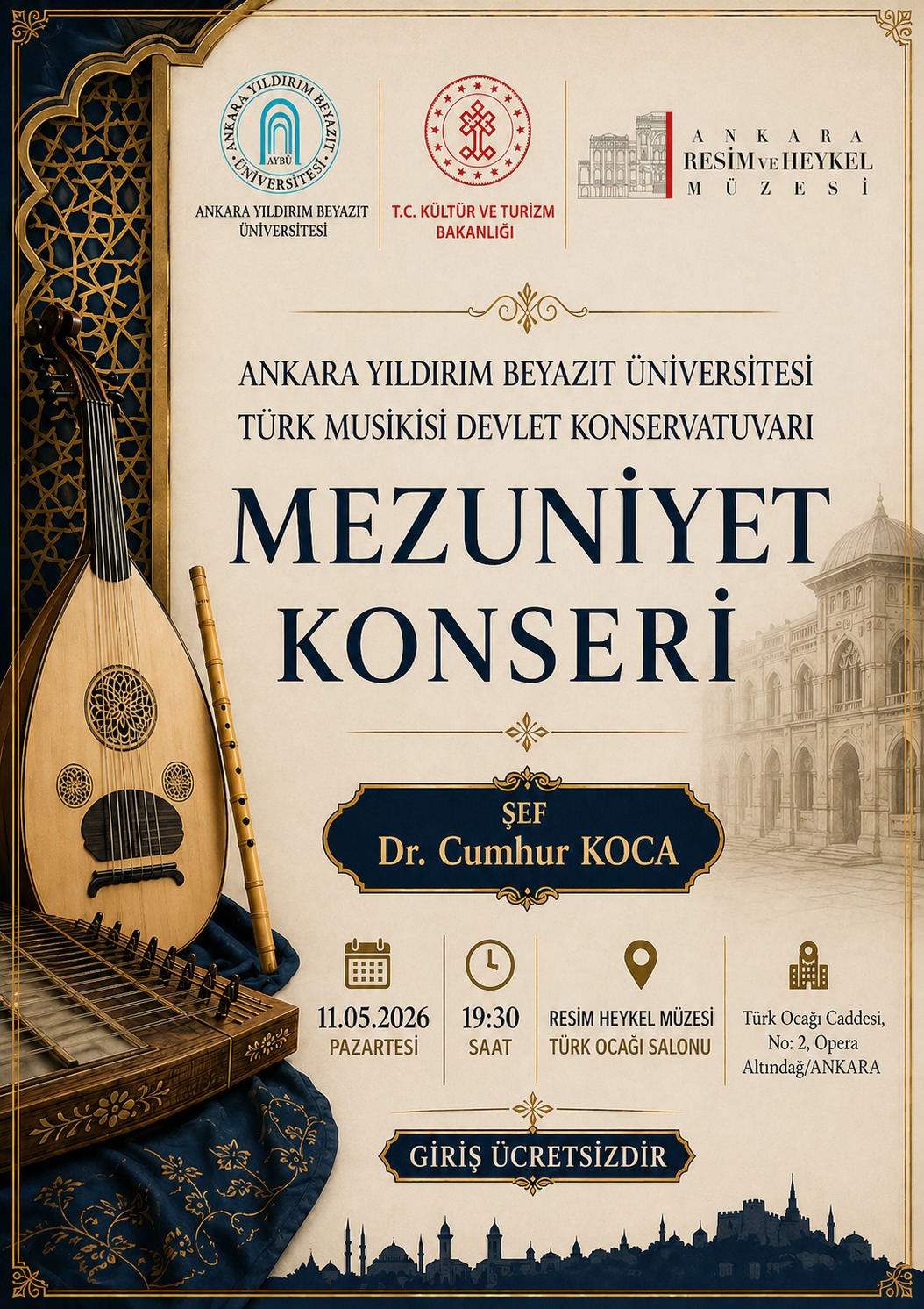 AYBÜ Türk Musikisi Devlet Konservatuvarı Mezuniyet Konseri