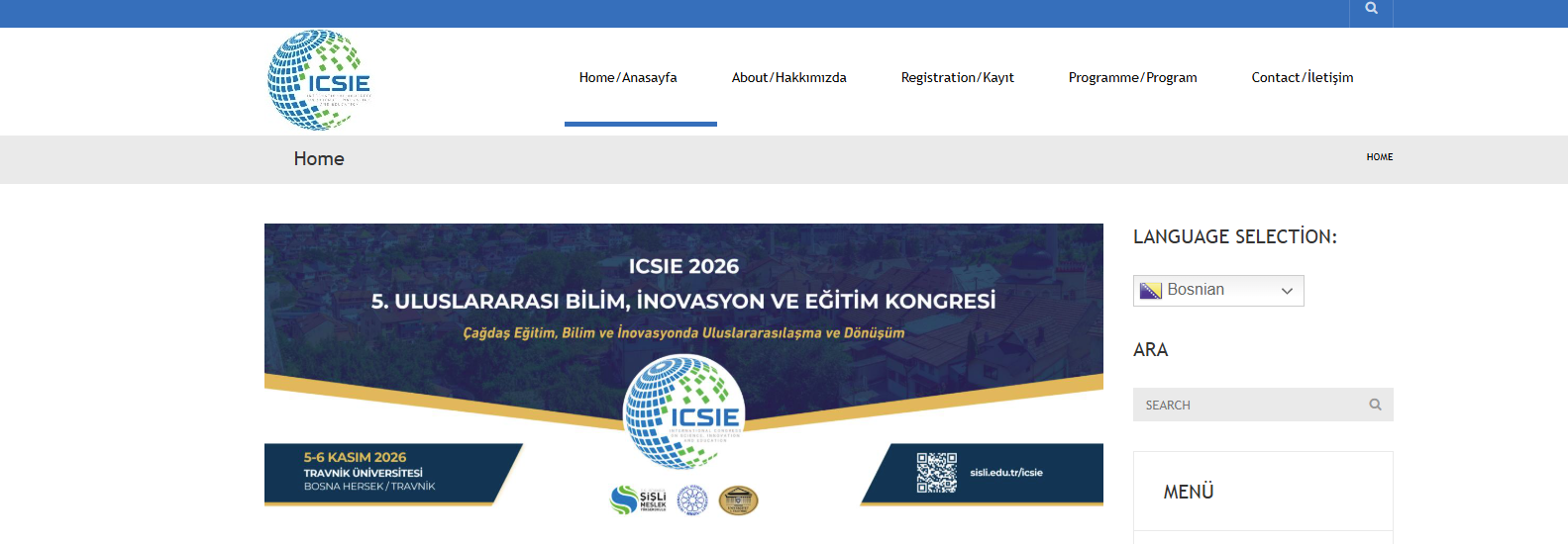  5. Uluslararası Bilim, İnovasyon ve Eğitim Kongresi (ICSIE 2026)