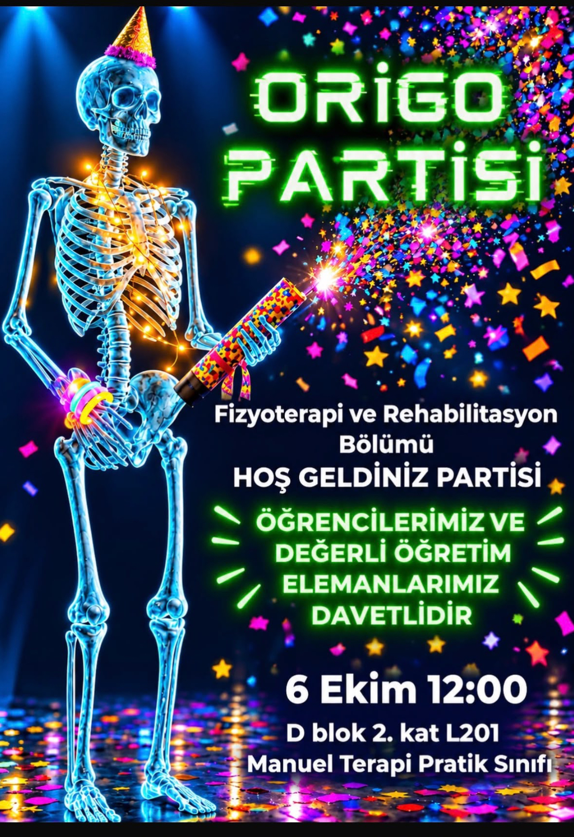origo party poster