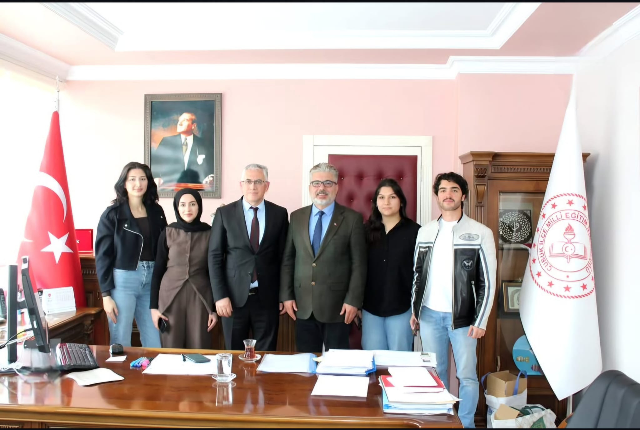 Katılımcılardan foto cekımı