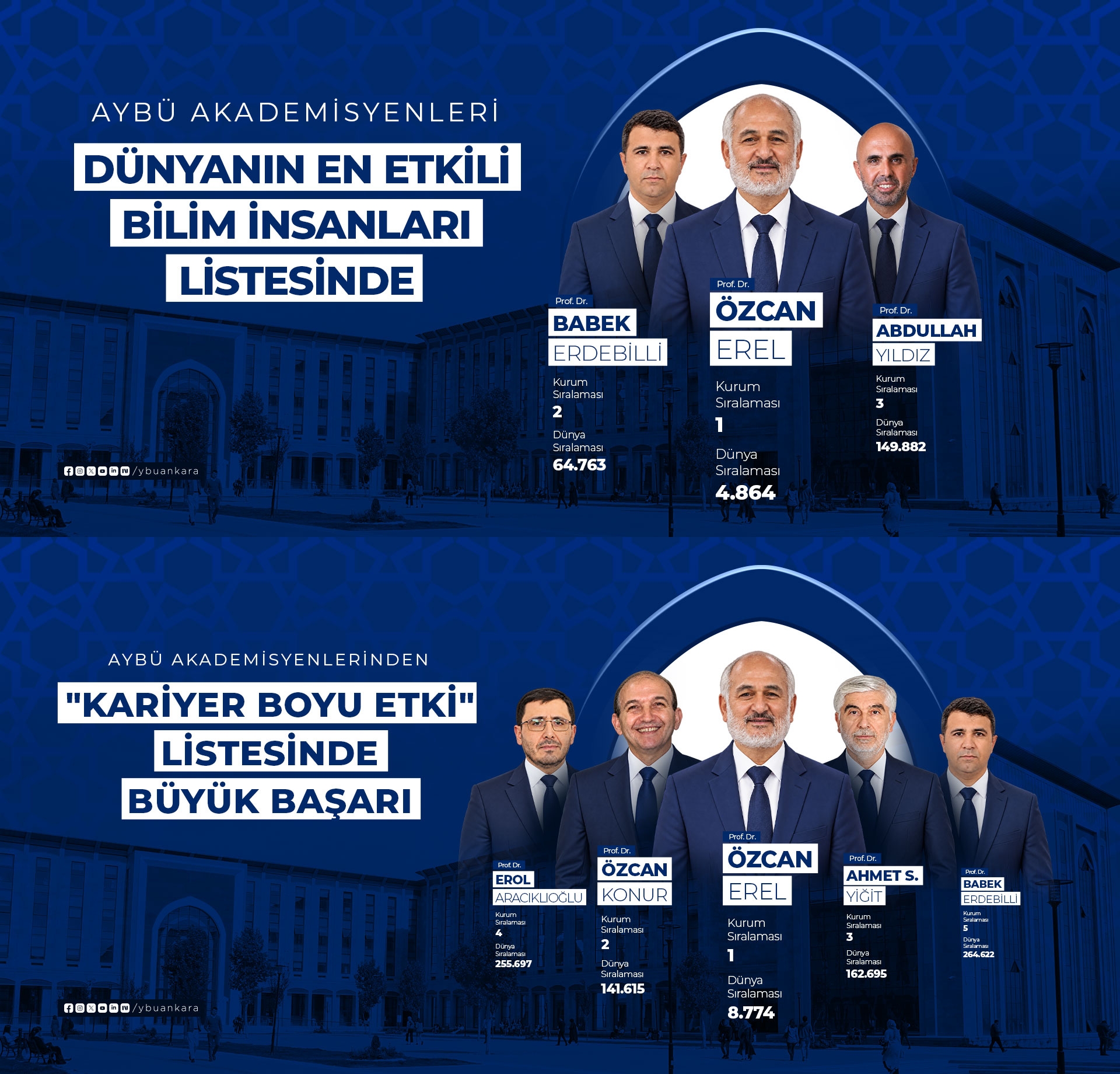 aybülü akademisyenlerin büyük başarısı