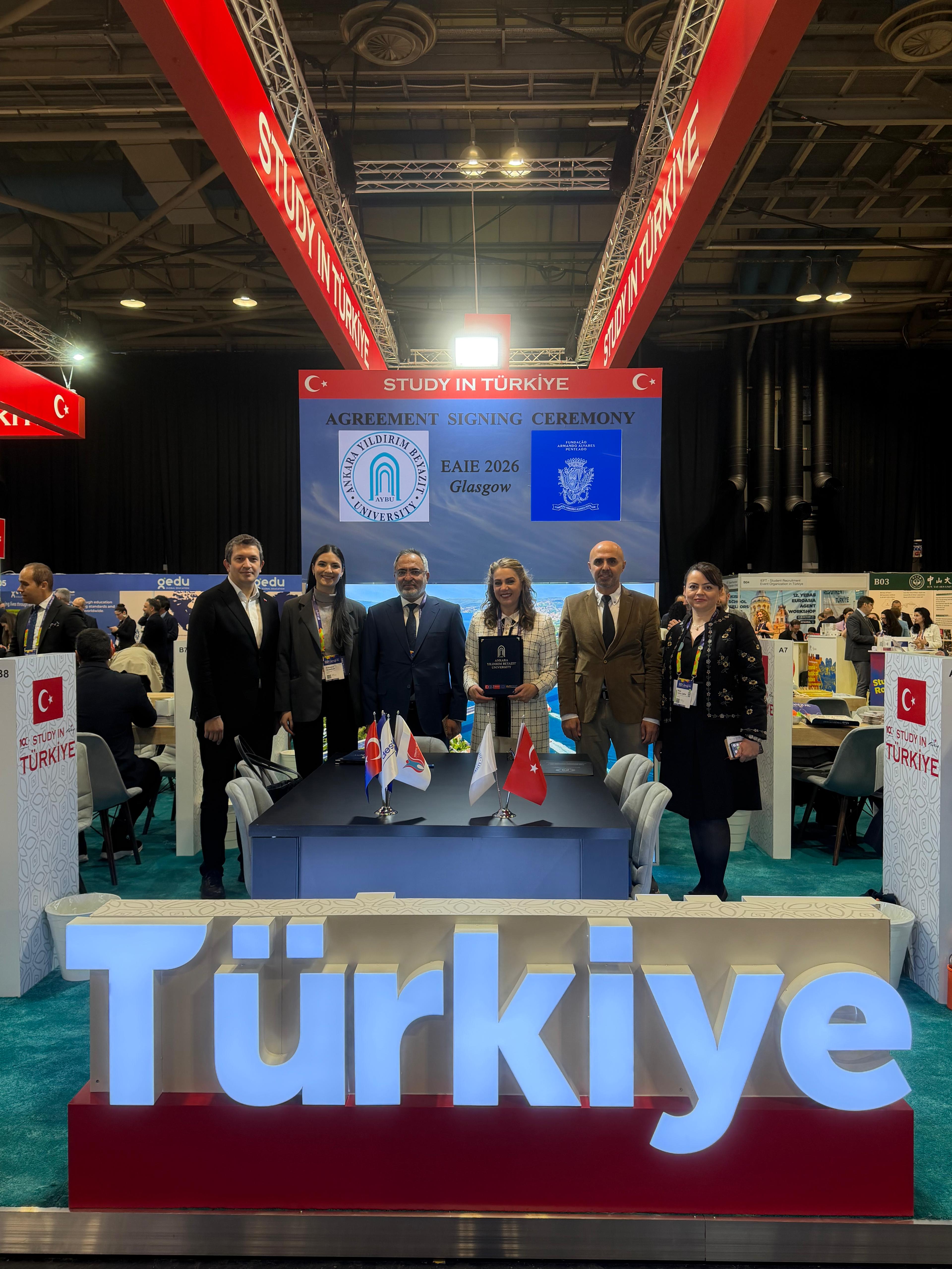 EAIE 2026’da Gerçekleştirilen İlk Üç Anlaşmaya AYBÜ İmzası