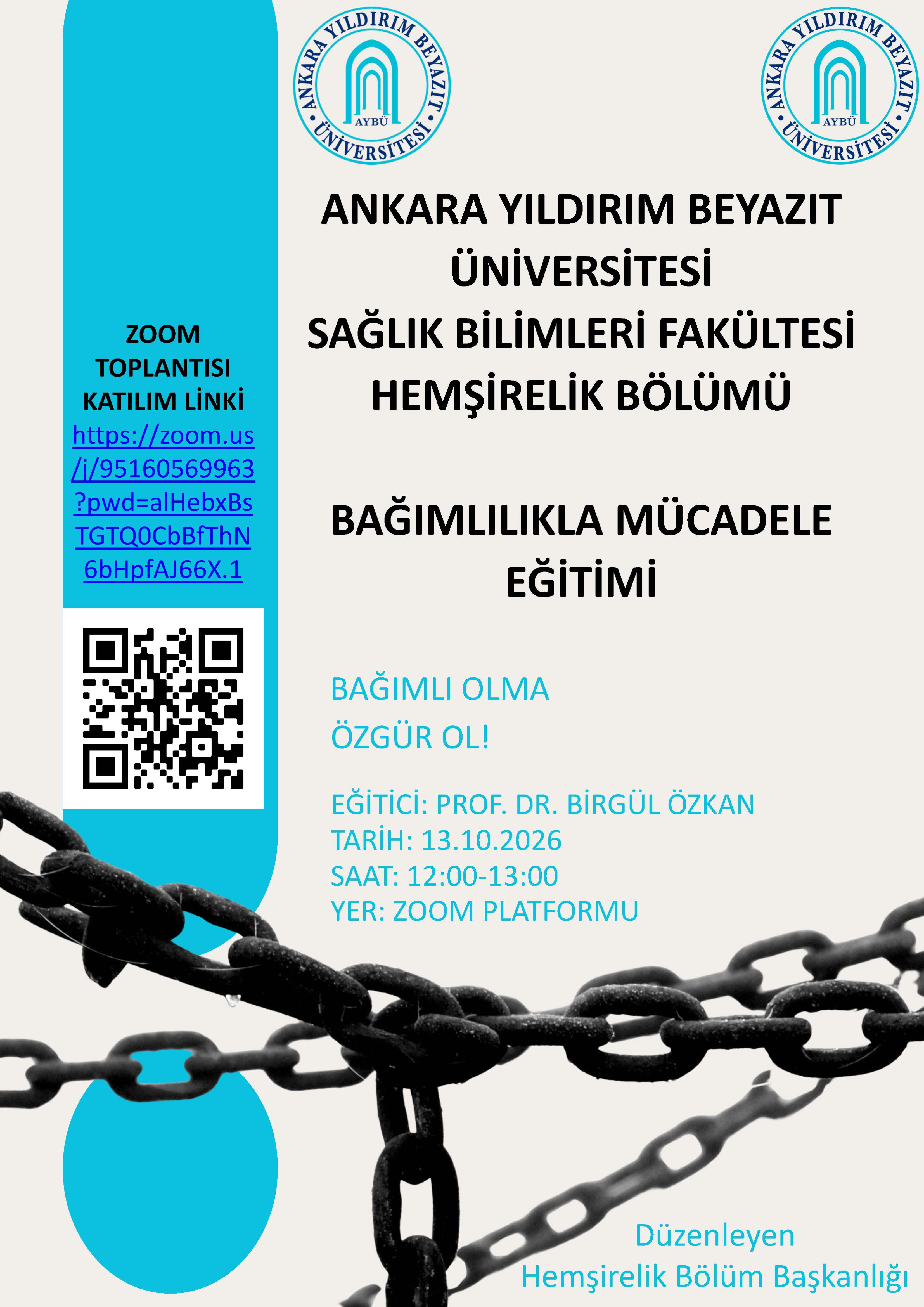 Addiction Prevention Training poster