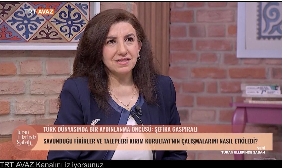 Prof. Karahan'ın TRT Avaz'da katıldığı programdan bir görsel