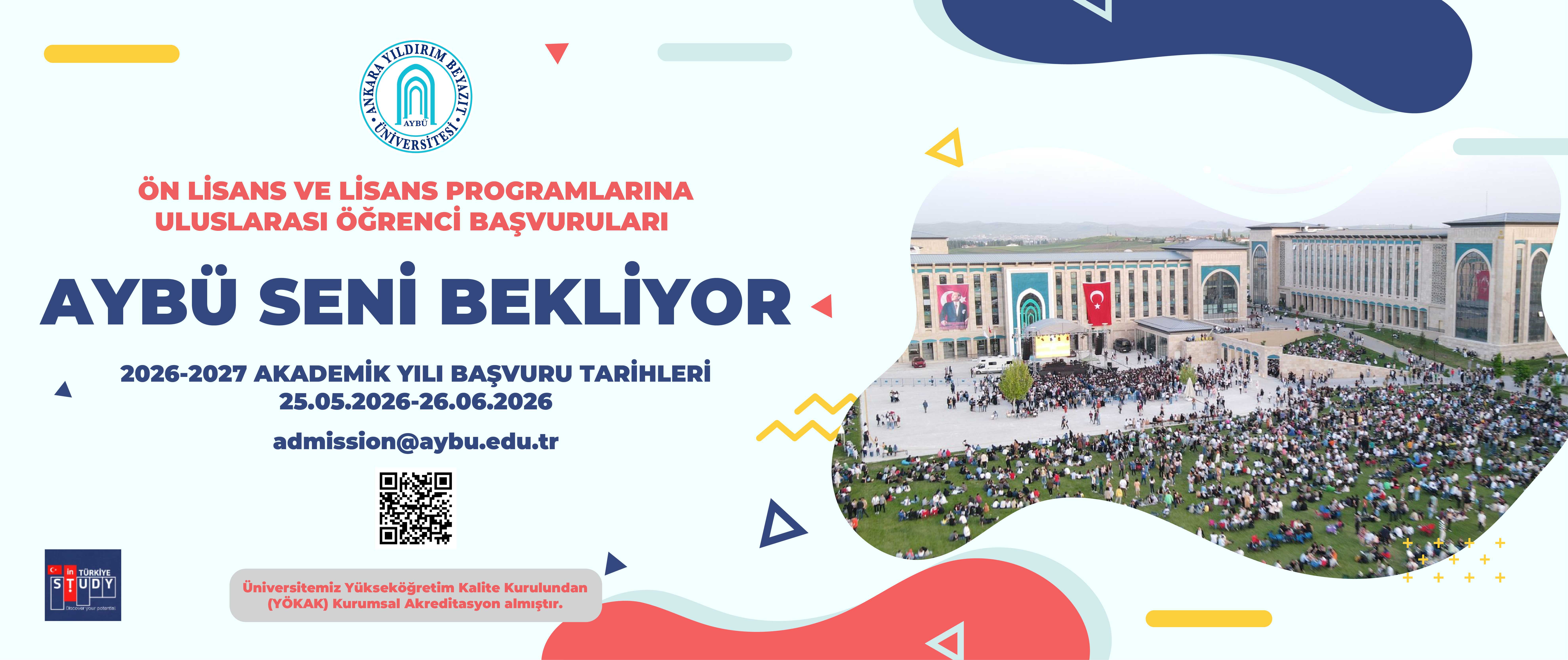 2026-2027 Uluslararası Öğrenci Alımı