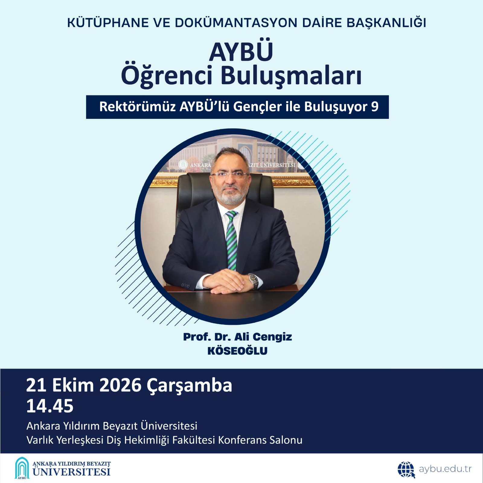 Rektör Buluşmaları Diş Hekimliği Fakültesi Broşürü