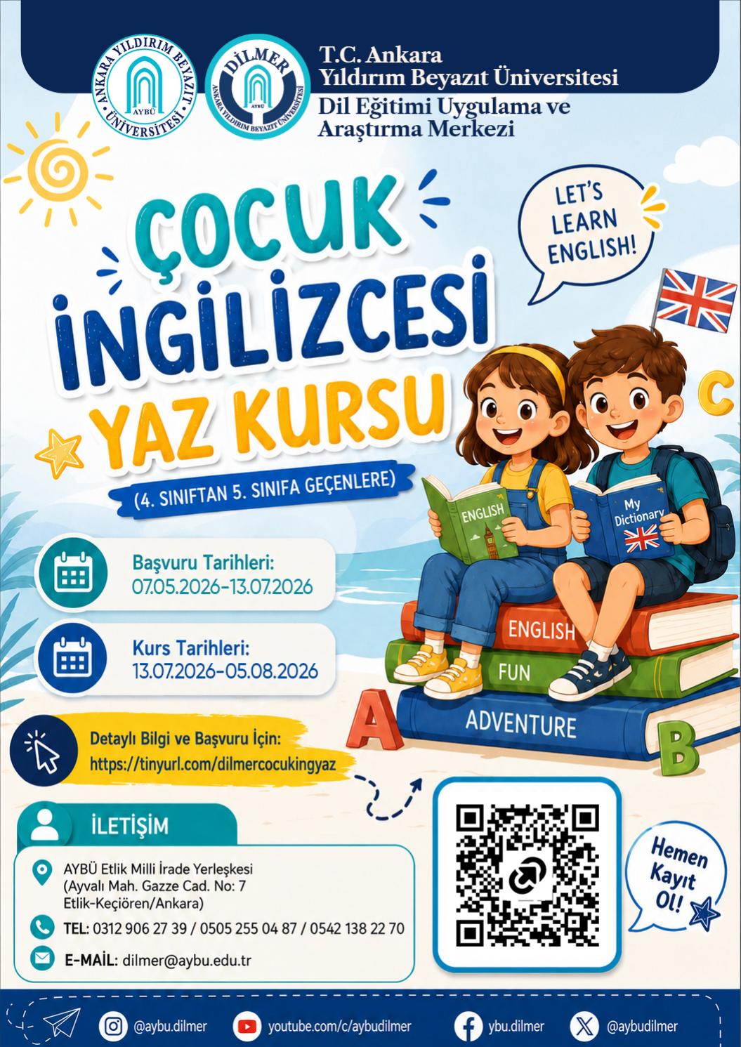 çocuk ingilizcesi yaz kursu