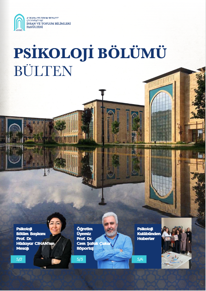 aybü psikoloji bültenin kapak fotoğrafı