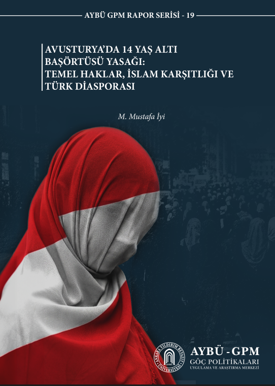 Raporun kapak sayfası. Avusturya'da başörtüsü yasağı.
