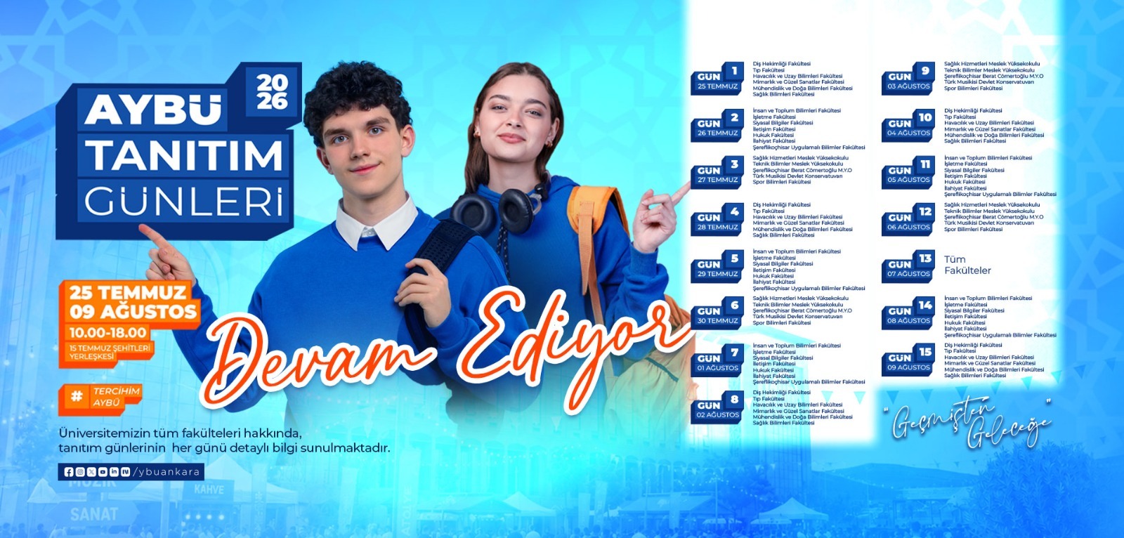 Tanıtım Günleri Program Slider Görseli