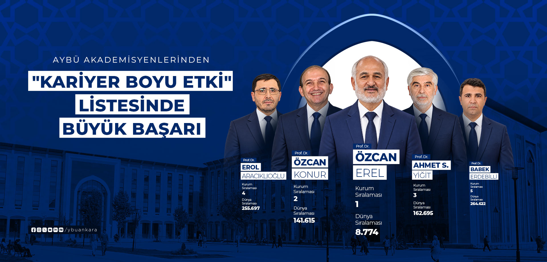 kariyer boyu etki listesinde büyük başarı