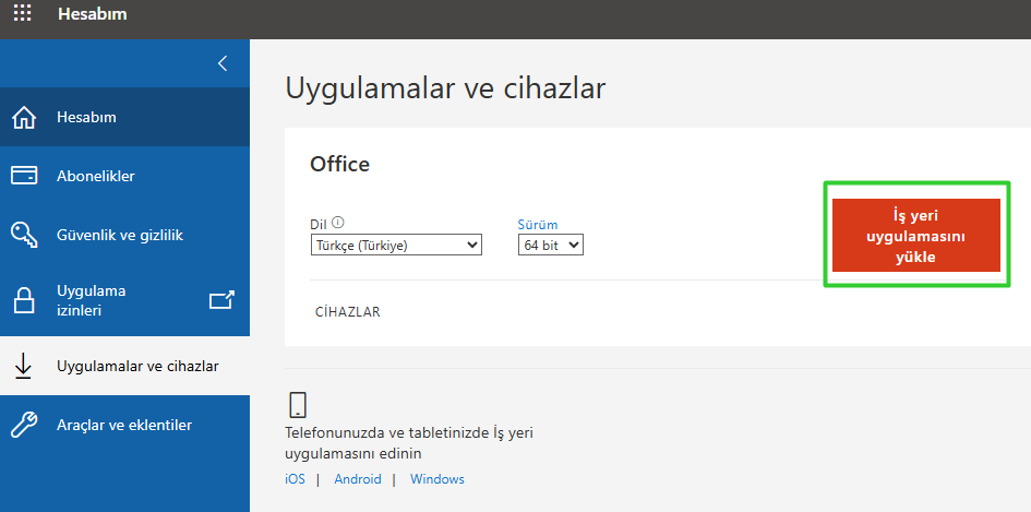 indirme devam