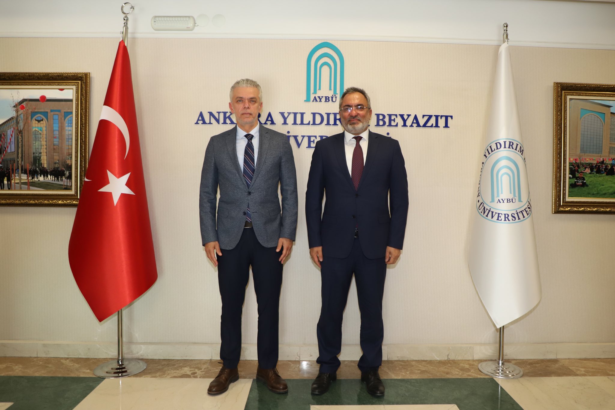 KKTC Ankara Büyükelçisi İsmet KORUKOĞLU 'ndan Rektörümüze Ziyaret