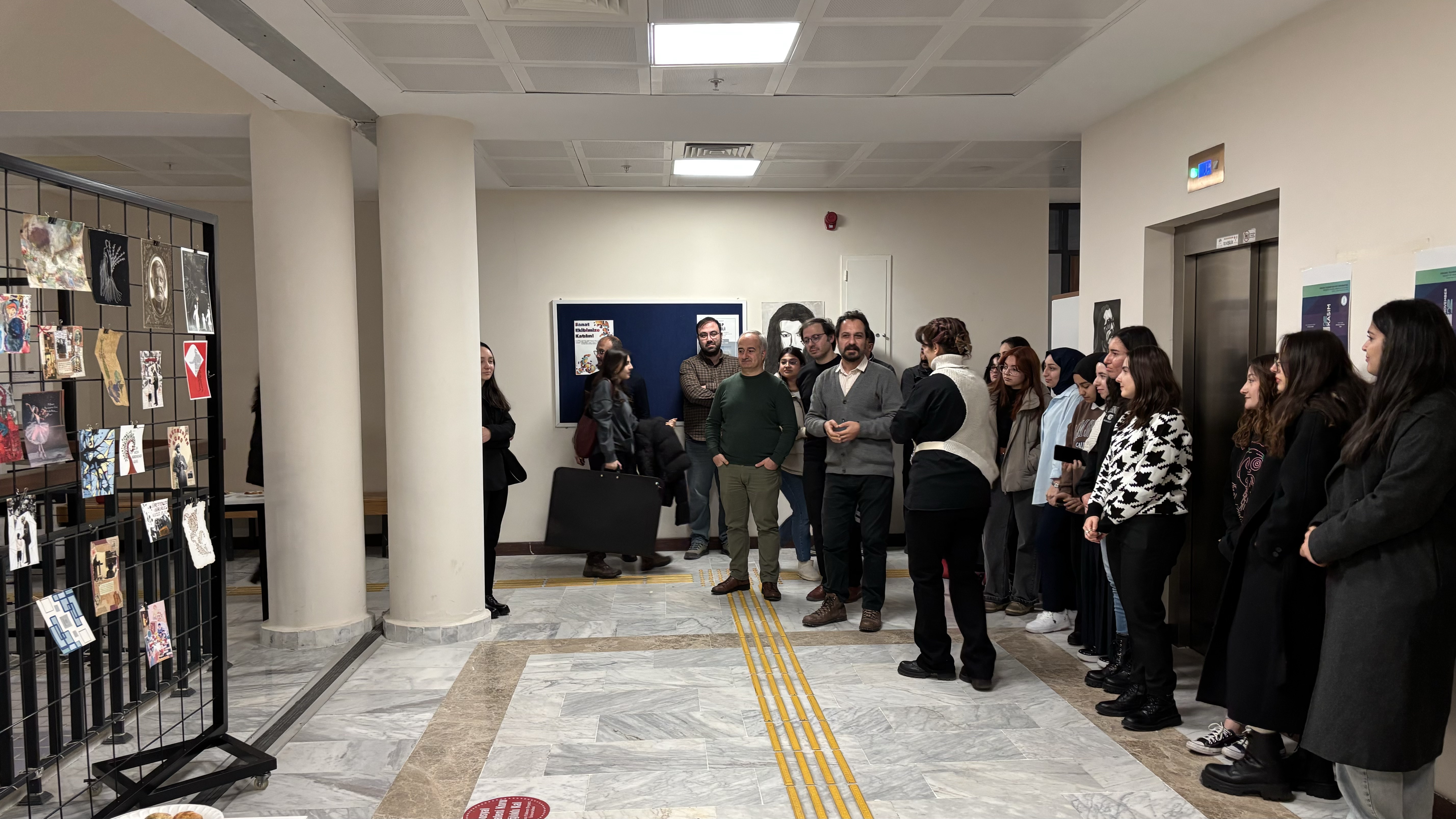 "24 Kasım Posta Sanatı" Sergisi Açılışı