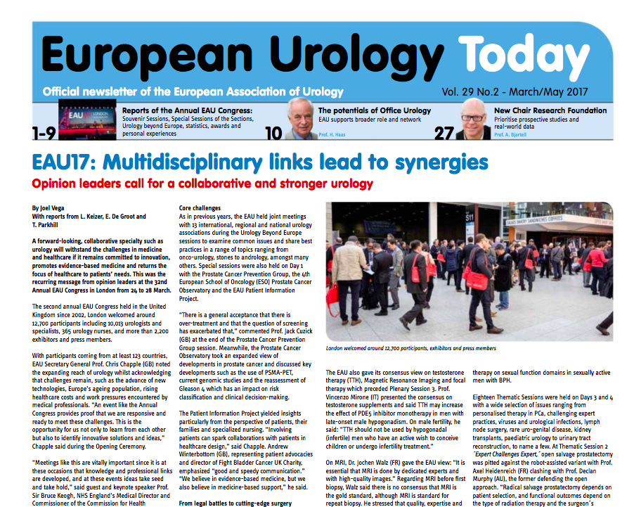 Öğretim Üyemiz European Urology Forum’da Ülkemizi Temsil Etti