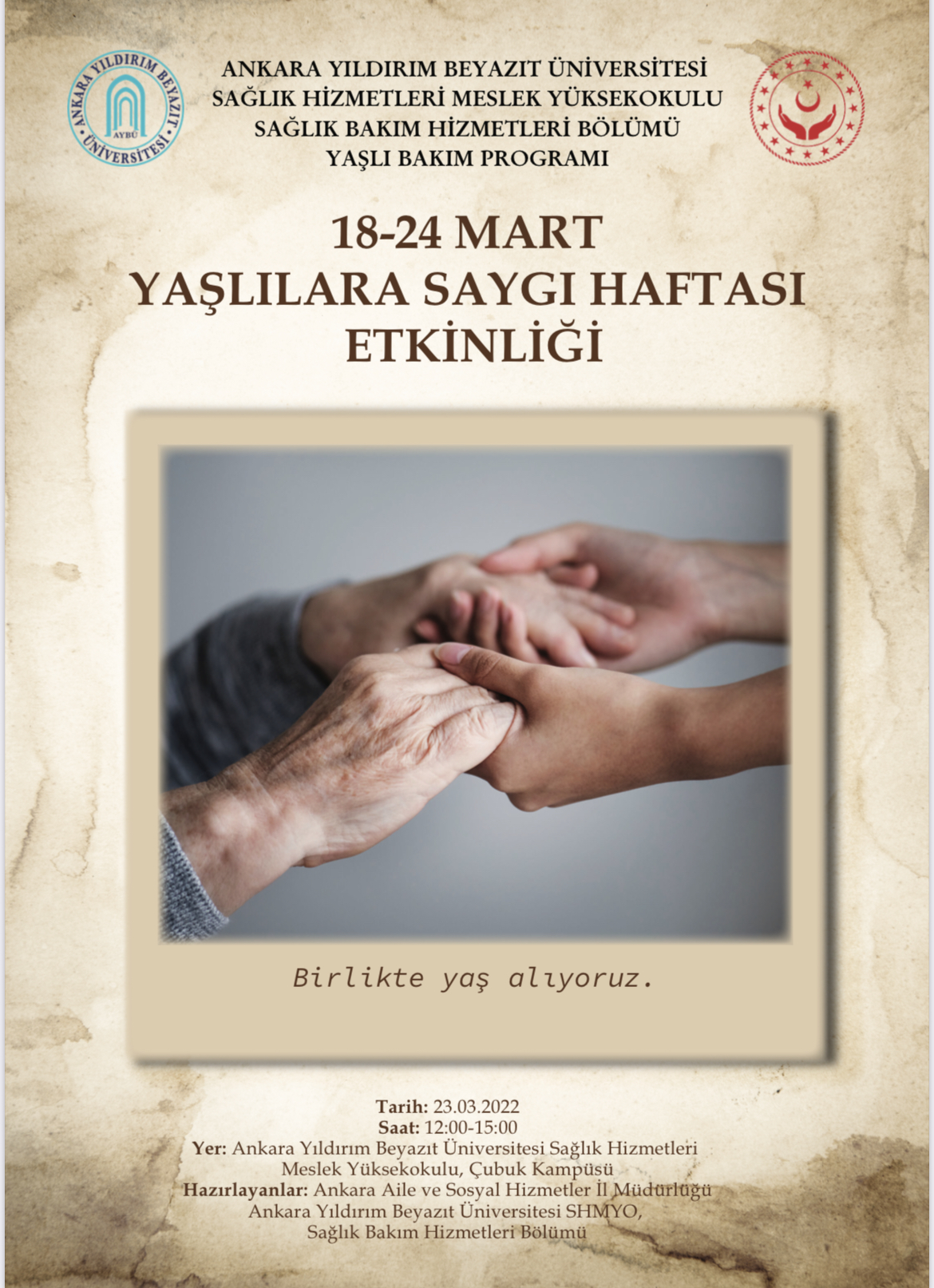 Yaşlılara Saygı Haftası Etkinliği