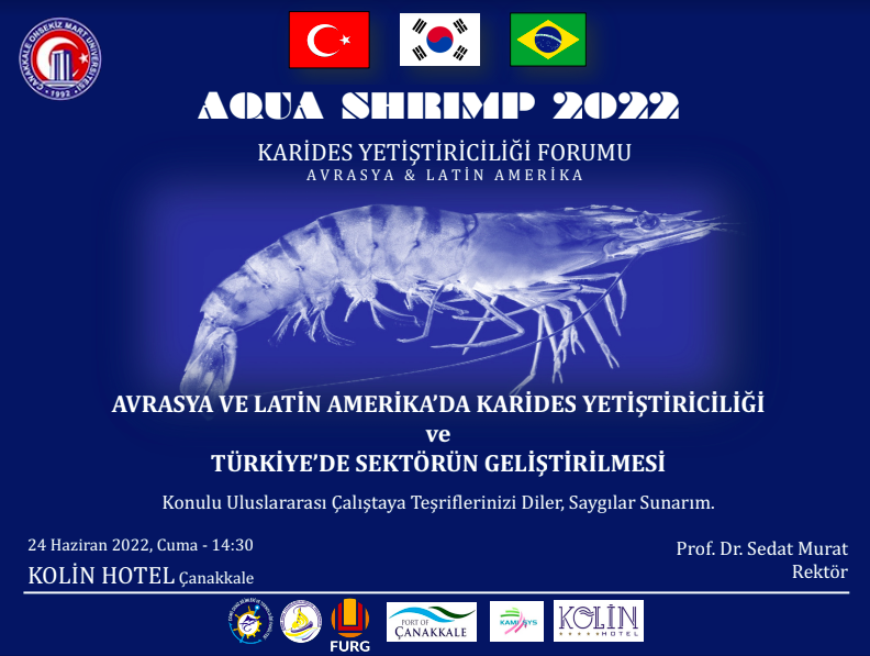 AQUA SHRIMP 2022 KARİDES YETİŞTİRİCİLİĞİ FORUMU