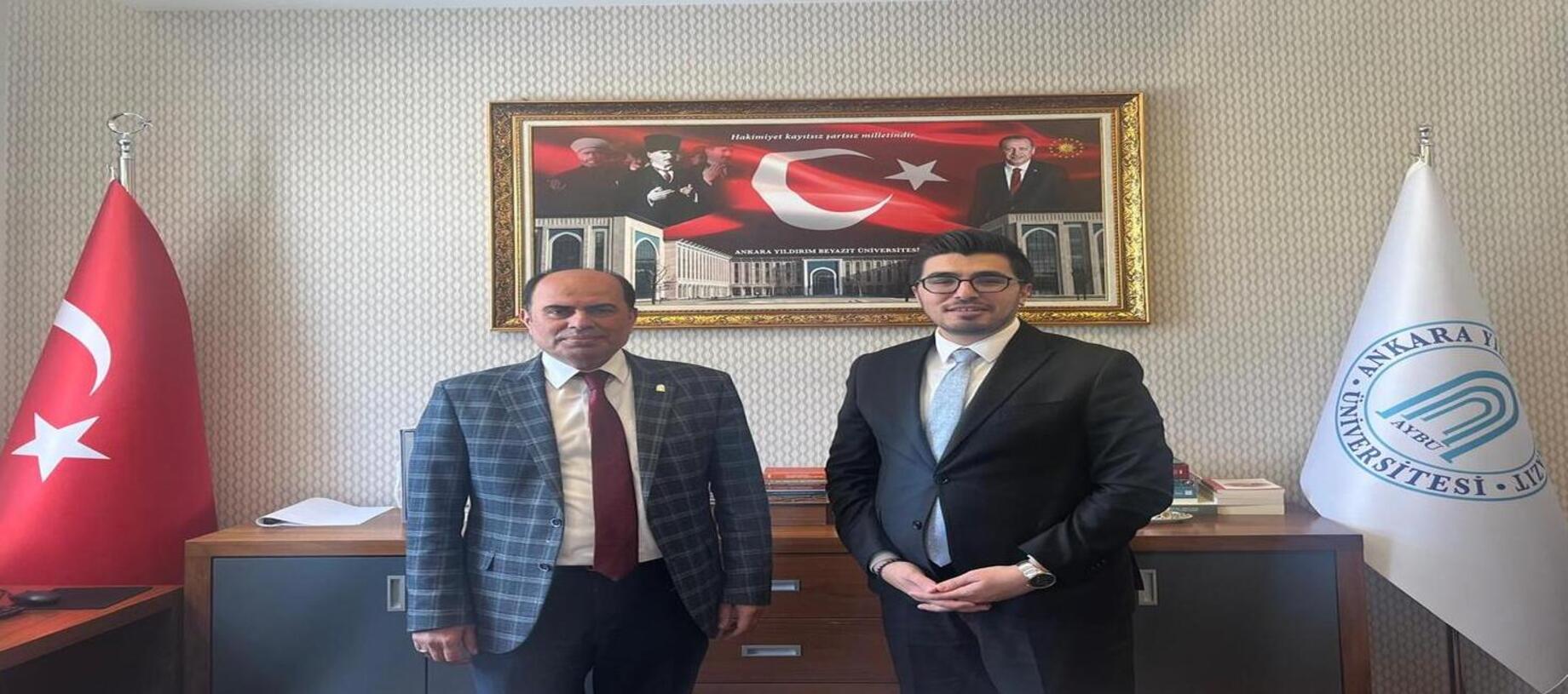 Aile ve Toplum Çalışmaları Uygulama ve Araştırma Merkezi'nden Rektör Yardımcısı Prof. Dr. Mustafa Orçan'a Ziyaret