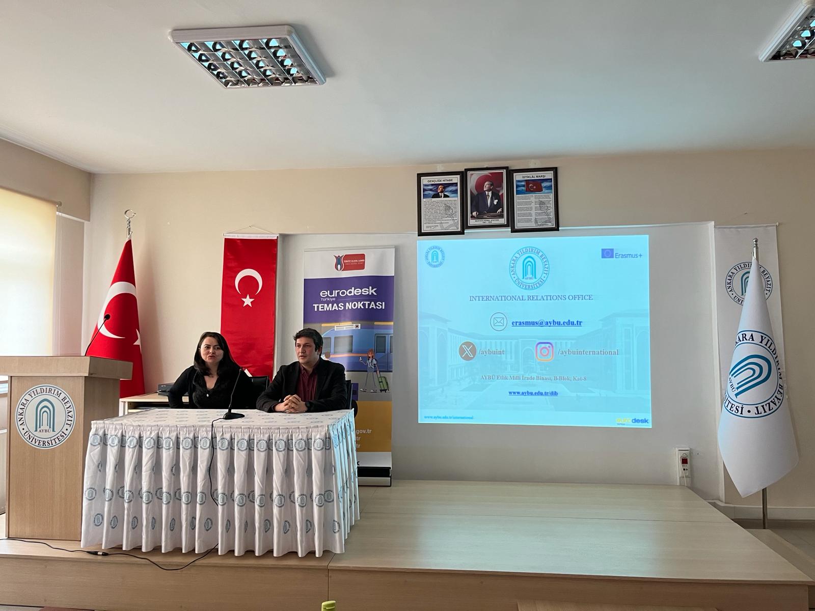 Tuzgölü Yerleşkesinde Erasmus Bilgilendirme Toplantısı Gerçekleştirildi.