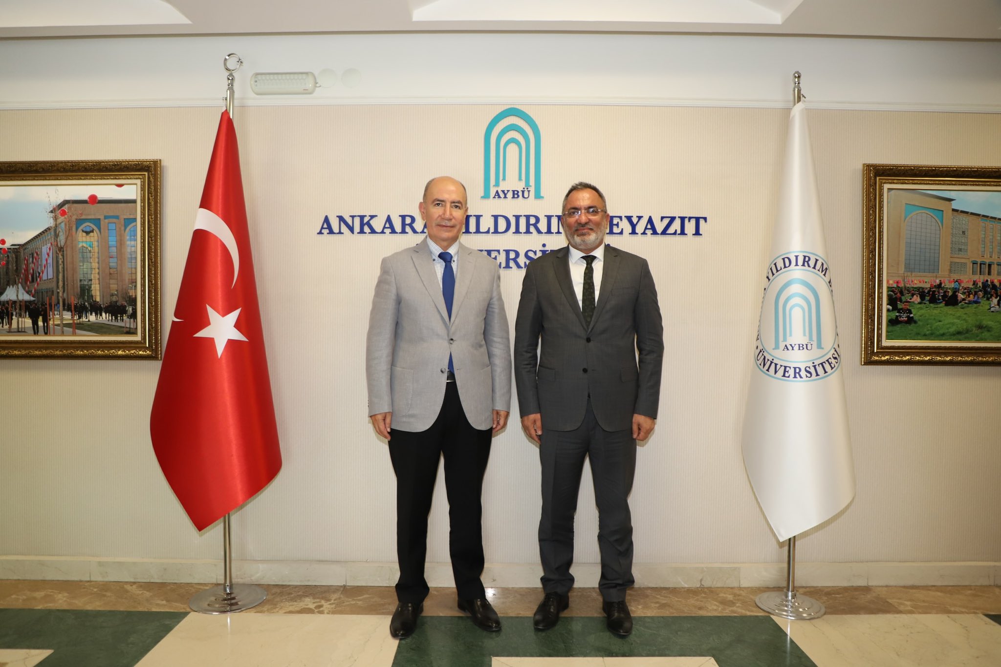 Ankara Vali Yardımcısı Namık Kemal NAZLI'dan Rektörümüze Ziyaret 