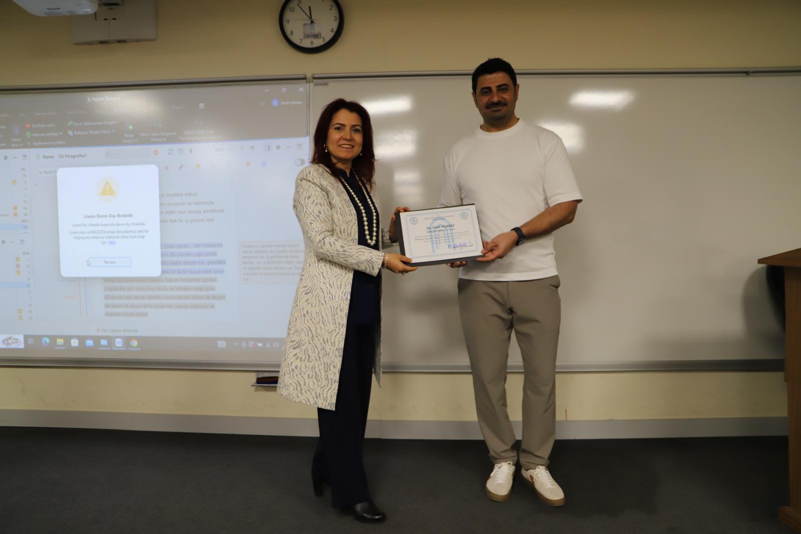 Fakültemizce Organize Edilen MAXQDA ile Yapay Zeka Destekli Nitel Veri Analizi Eğitimi (Yüz Yüze) Gerçekleştirilmiştir.