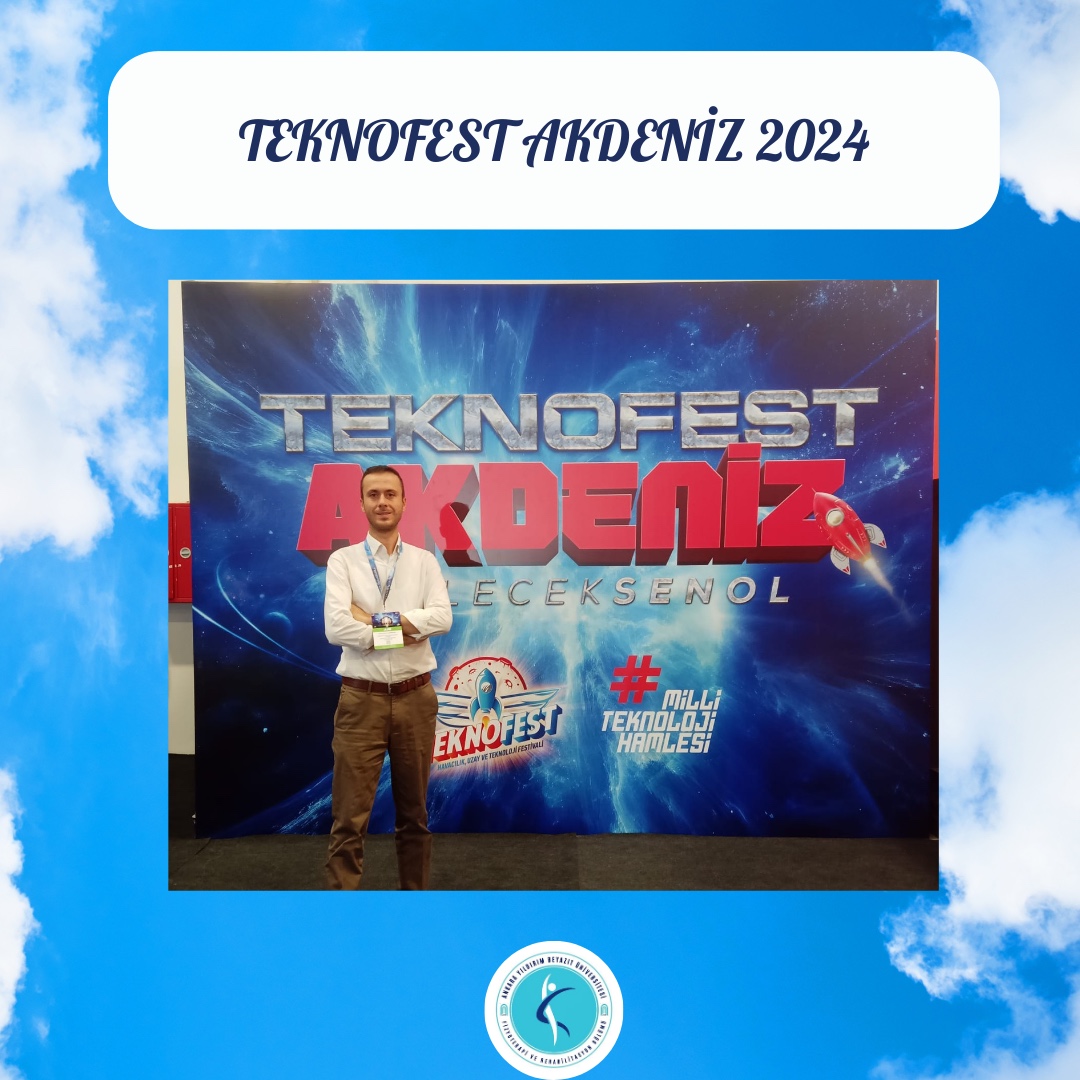 Bölümümiz Öğretim Üyelerinden Doç. Dr. Ertuğrul DEMİRDEL Üniversitemizin de Paydaşı Olduğu TEKNOFEST AKDENİZ 2024'de Engelsiz Yaşam Teknolojileri Yarışması Kapsamında Üniversite ve Üzeri Kategoride Jüri Olarak Görev Almıştır.