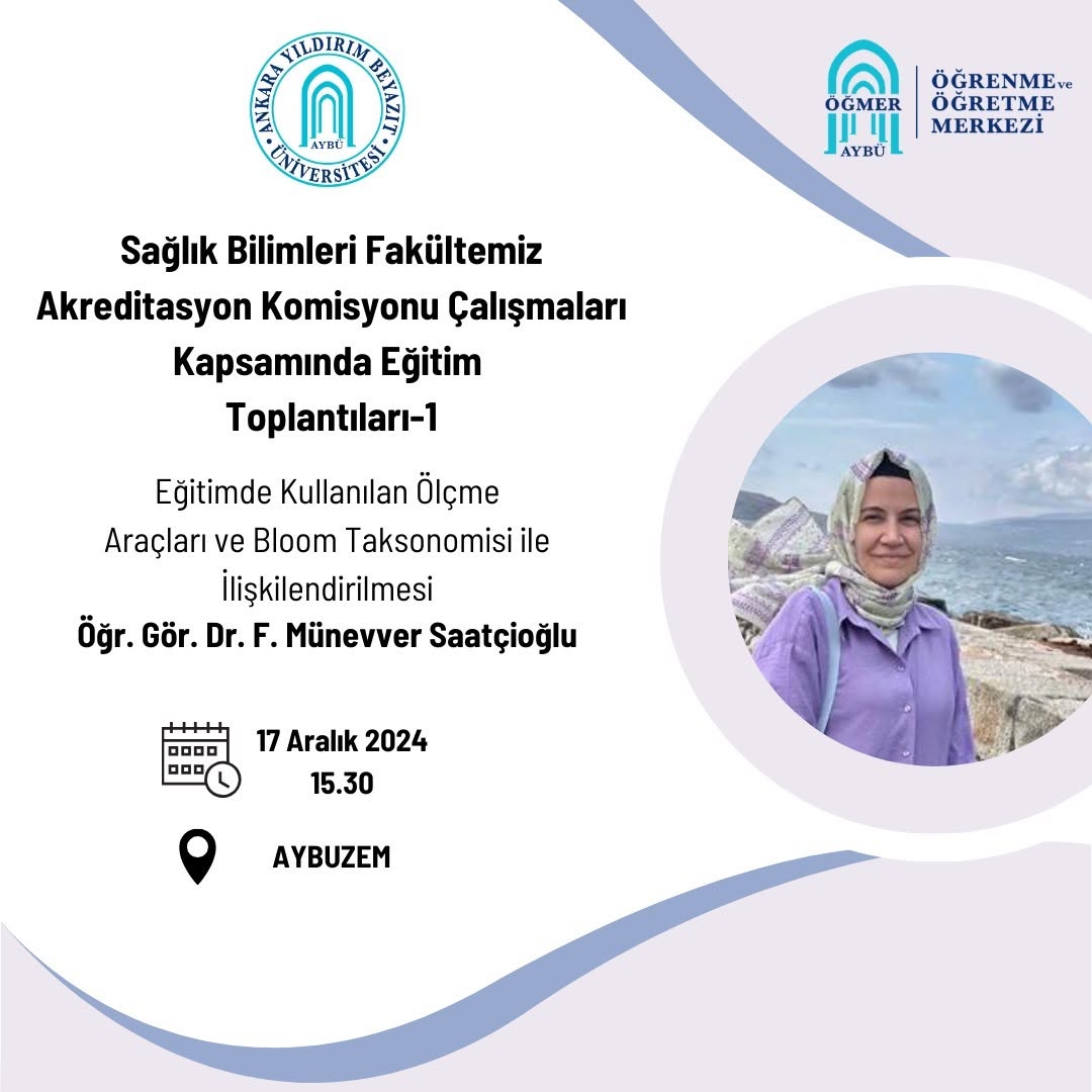 Sağlık bilimler Fakültesi Akreditasyon Komisyonu Çalışmaları Eğitim Toplantıları