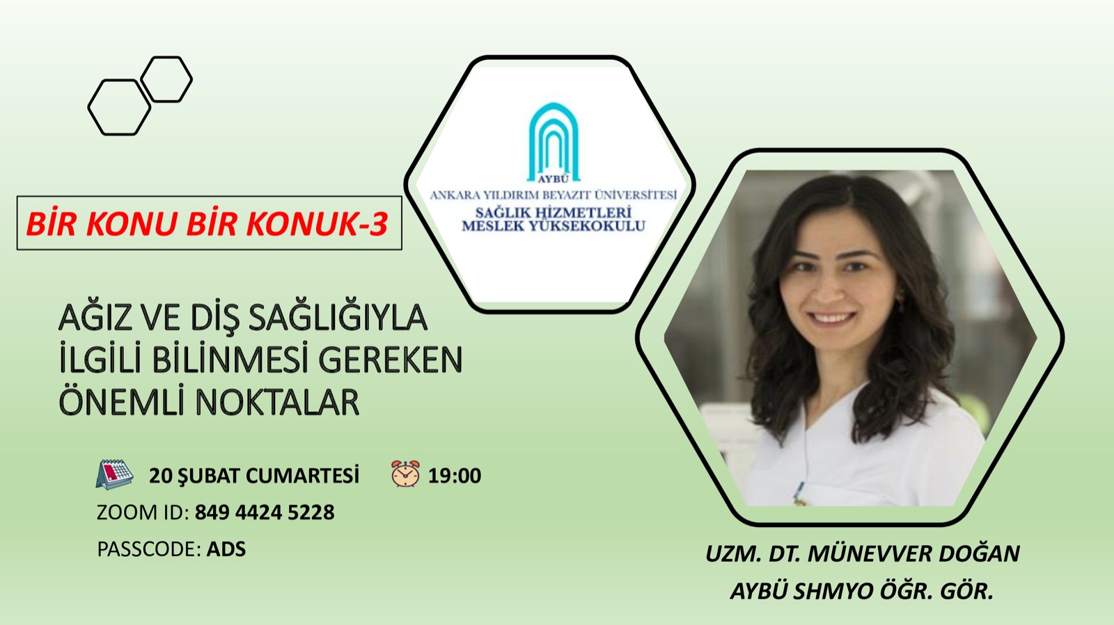 BİR KONU BİR KONUK WEBINAR GÜNLERİ-3