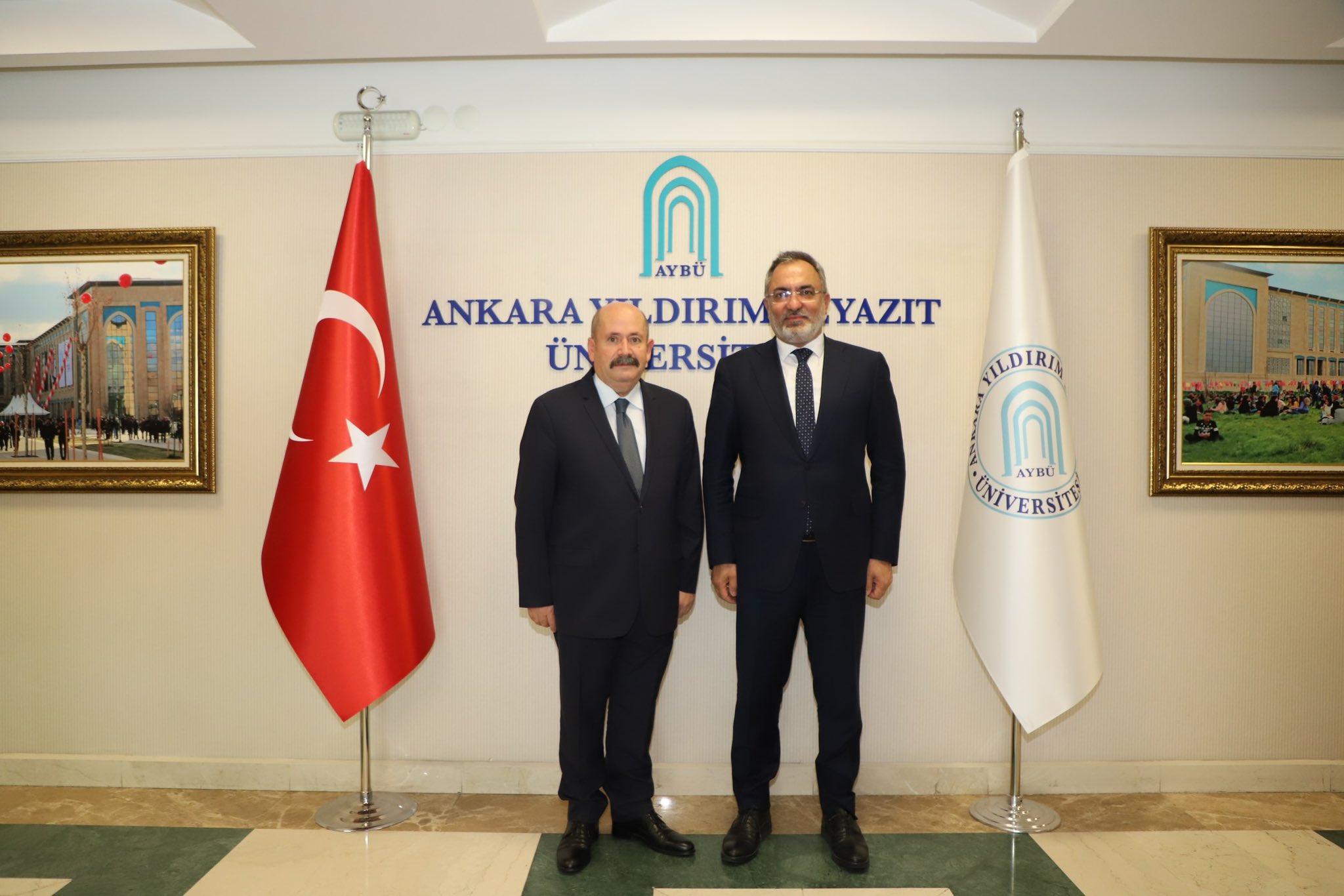 Ankara BAM Cumhuriyet Başsavcısı Hüseyin ÇINAR'dan Rektörümüze Ziyaret