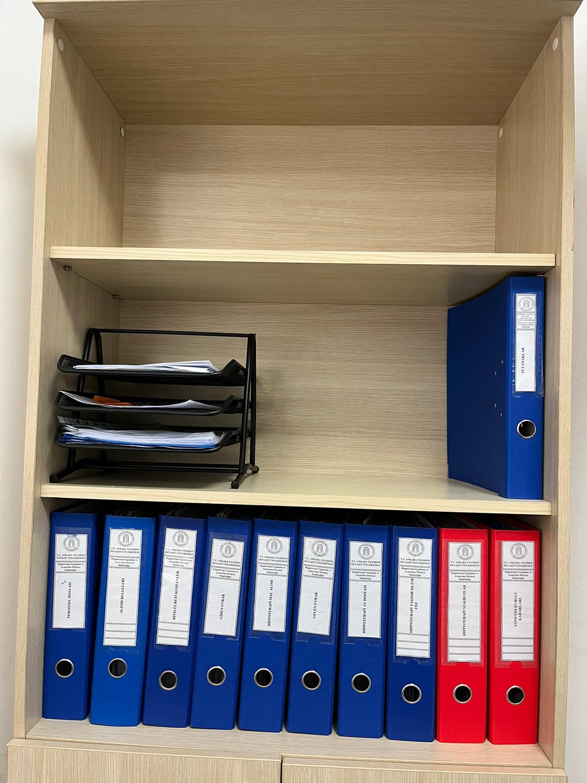 MERKEZİMİZİN EVRAK DOSYALARI OLUŞTURULDU