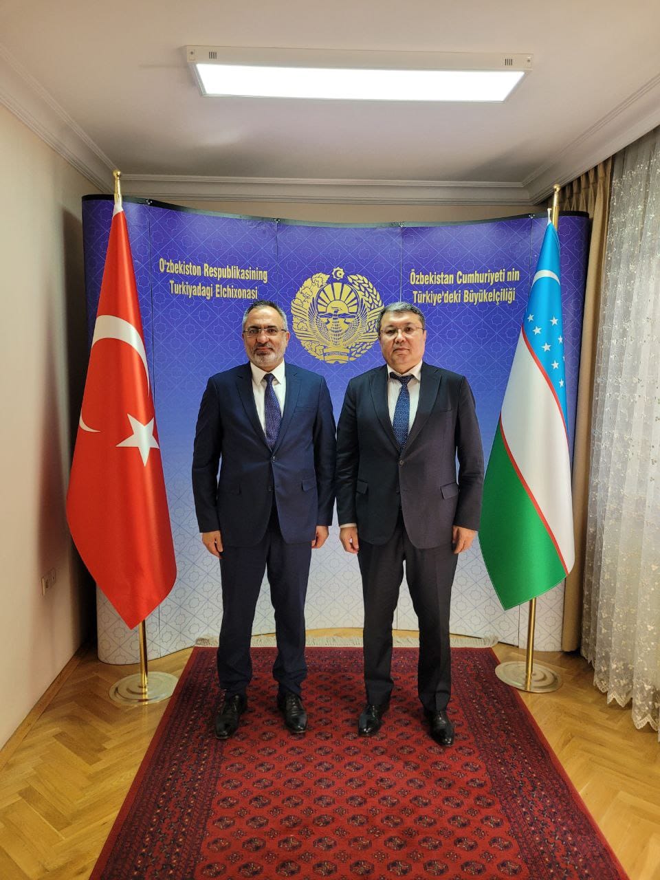  Rektörümüzden Özbekistan Cumhuriyeti Adalet Bakanına Ziyaret