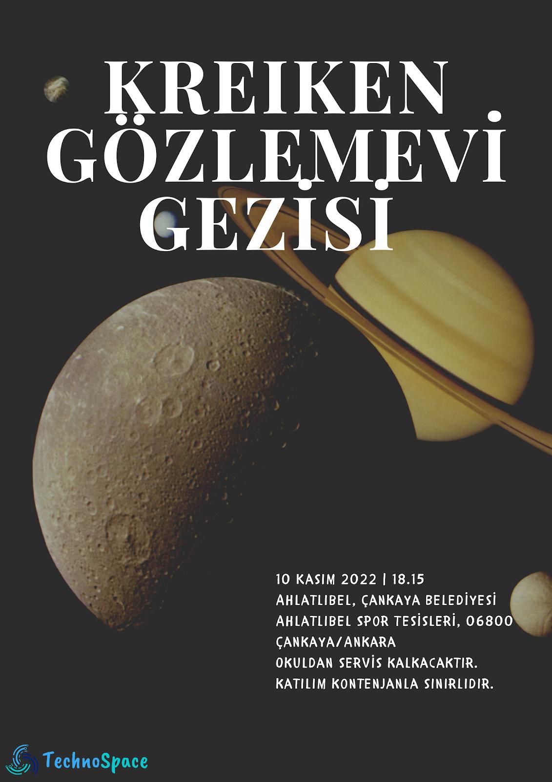 TechnoSpace Kulübü Tarafından KREIKEN Gözlem Evi'ne Teknik Gezi Düzenlendi