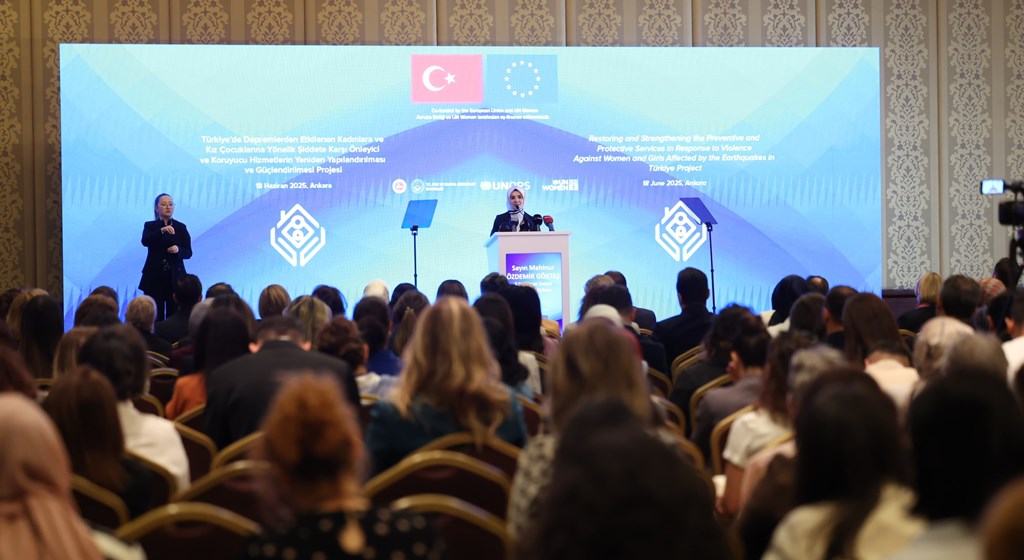 "Depremden Etkilenen Kadın ve Kız Çocuklarına Yönelik Şiddetle Mücadele Projesi" Tanıtım Toplantısı ve Yol Haritası Çalıştayına Katılım Sağlandı