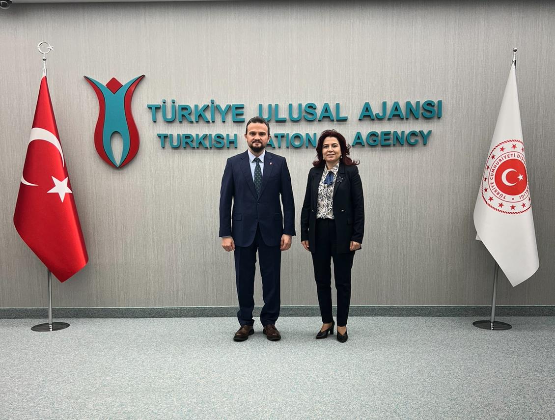 Dekanımız ,Türkiye Ulusal Ajansı Başkanını Makamında Ziyaret Etti