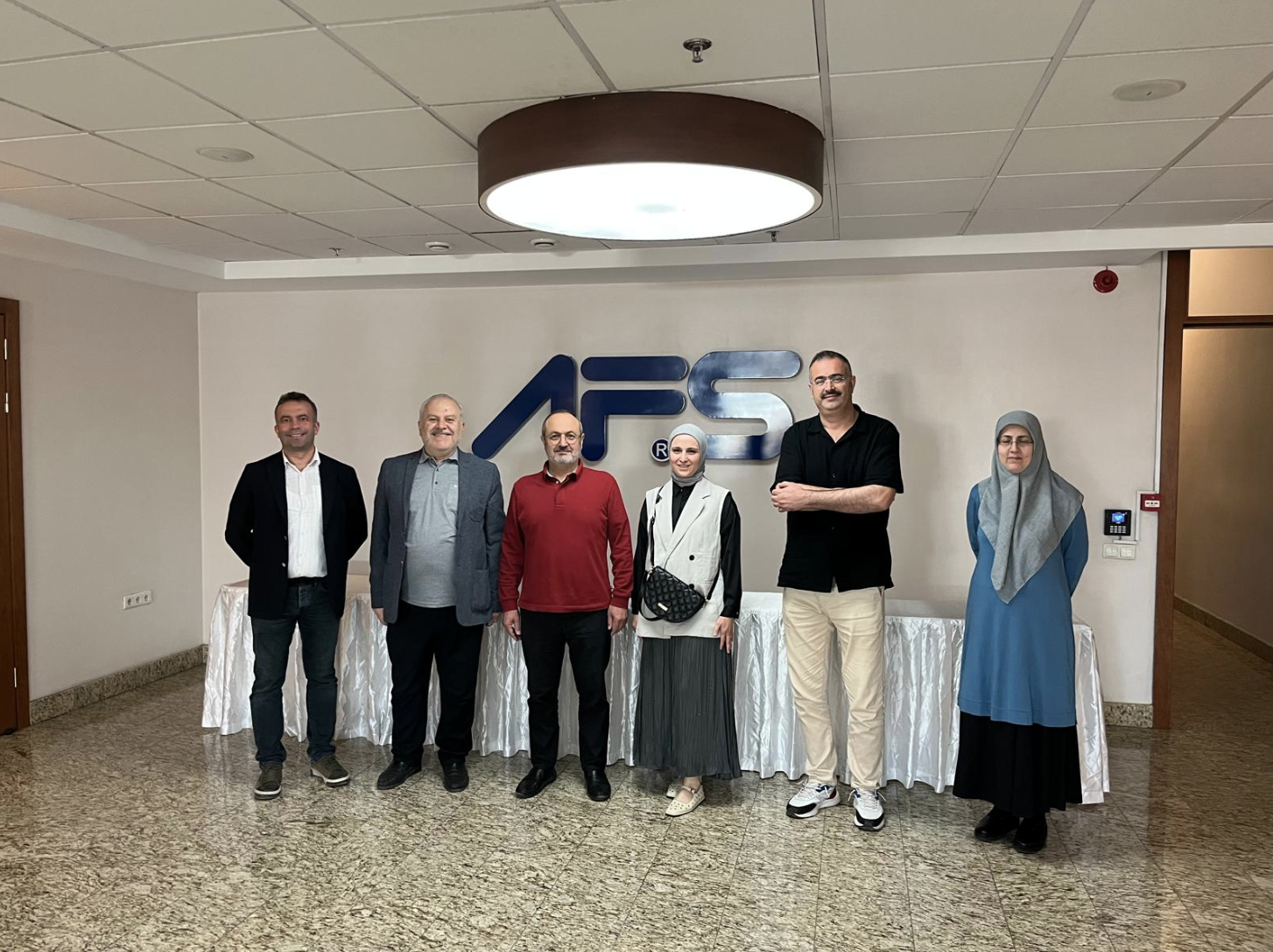 Dekanımız ve Ekibi AFS FLEX Fabrikasını Ziyaret Etti