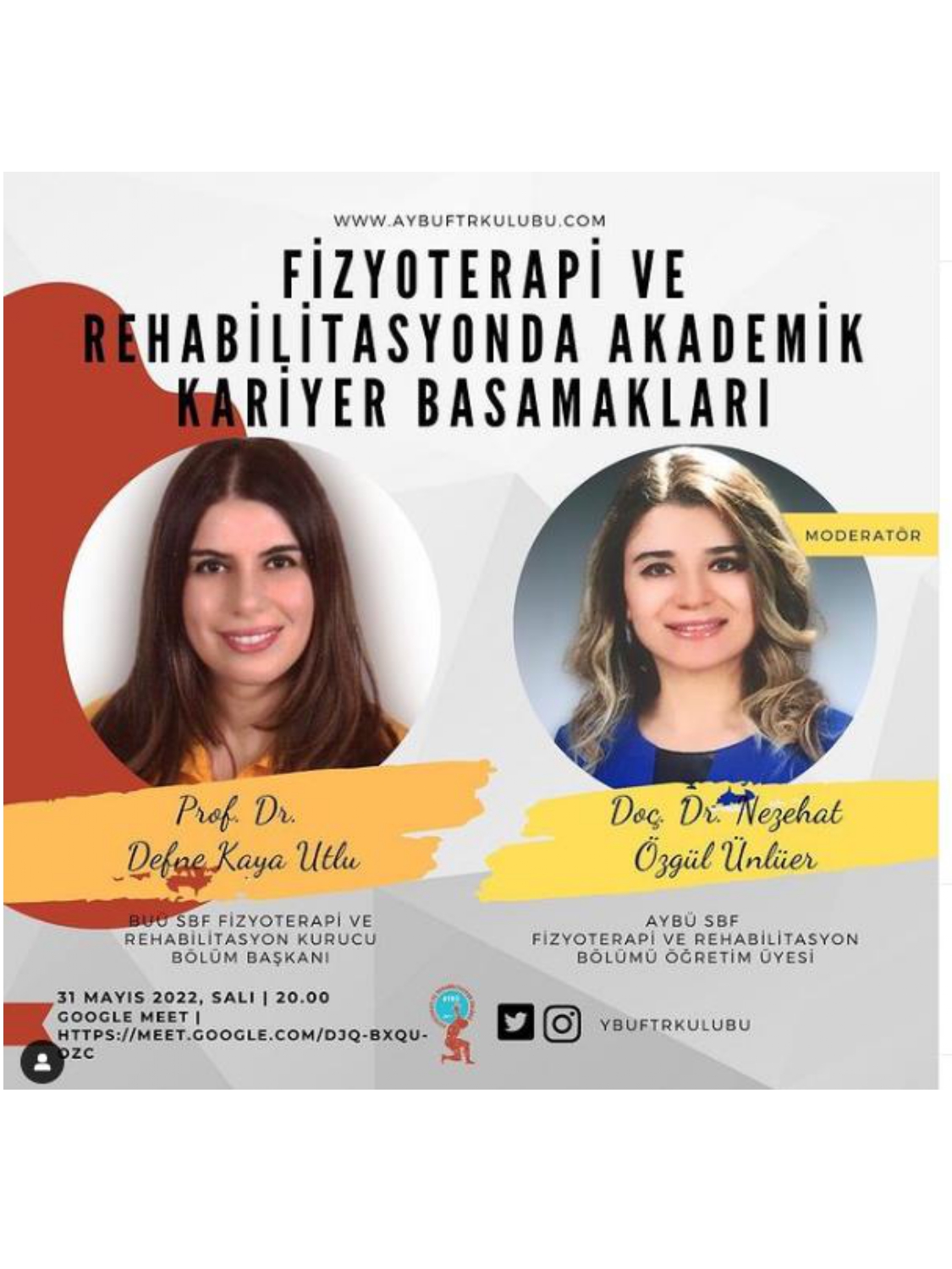 Fizyoterapi ve Rehabilitasyonda Akademik Kariyer Basamakları Etkinliği