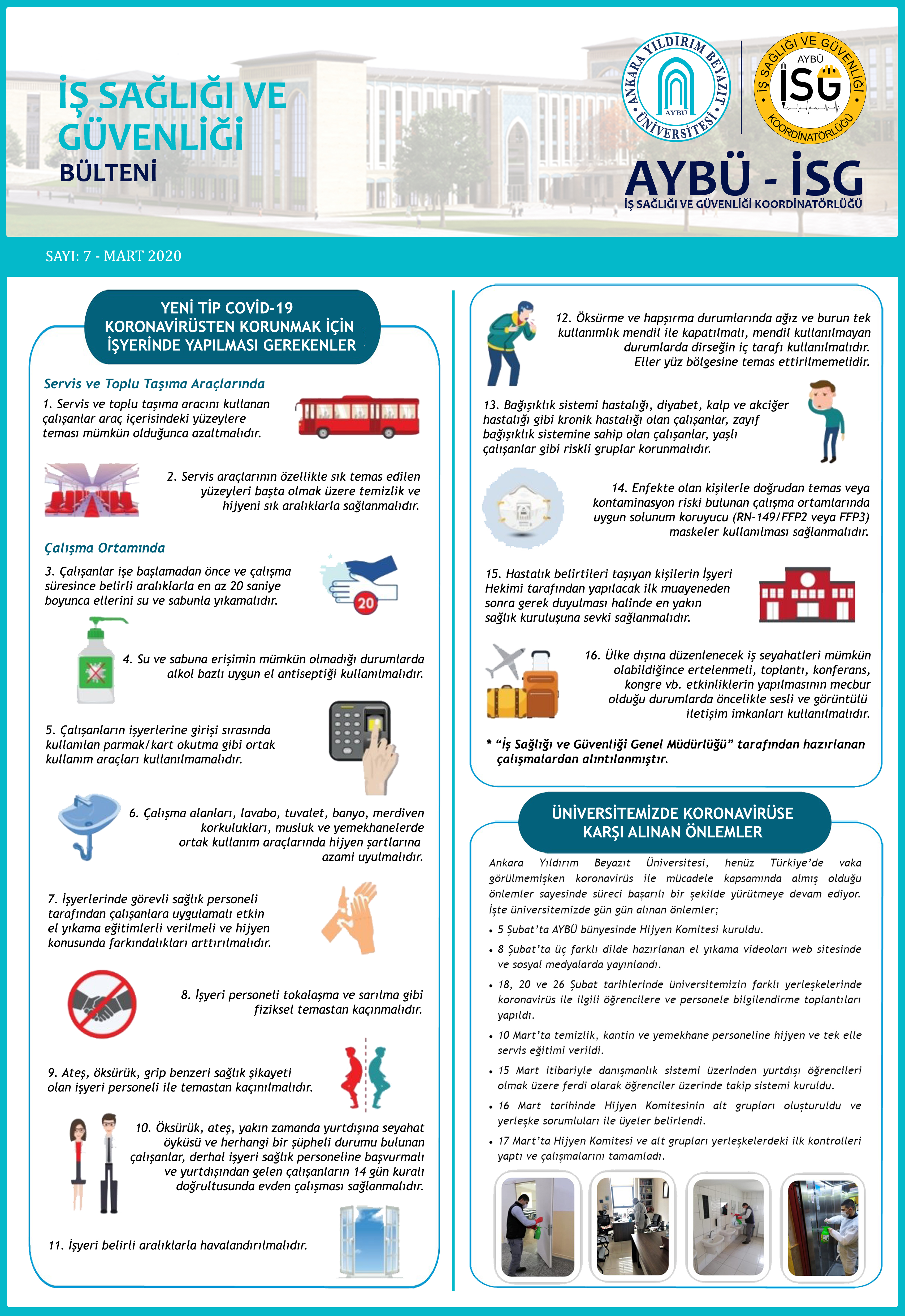 AYBÜ - İSG BÜLTENİ 7. Sayısı Çıktı