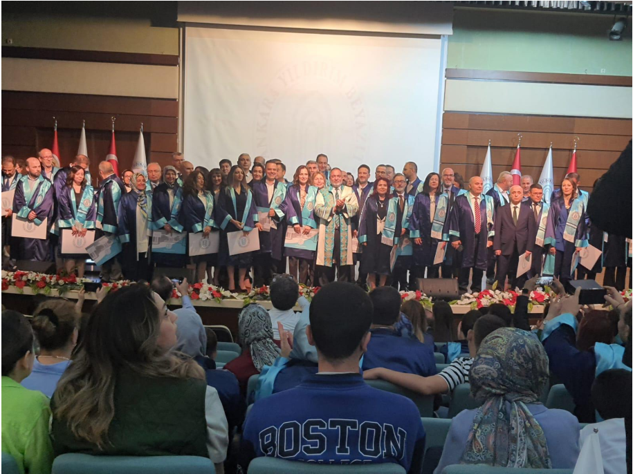 Academic Performance Award Presented to Prof. Dr. Bülent Yeşilata and Prof. Dr. Abdullah Yıldız