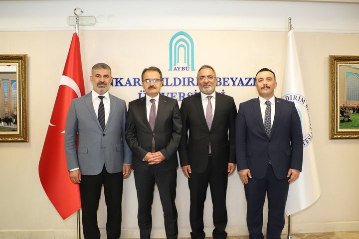 Çankırı Protokolünden Rektörümüze hayırlı olsun ziyareti