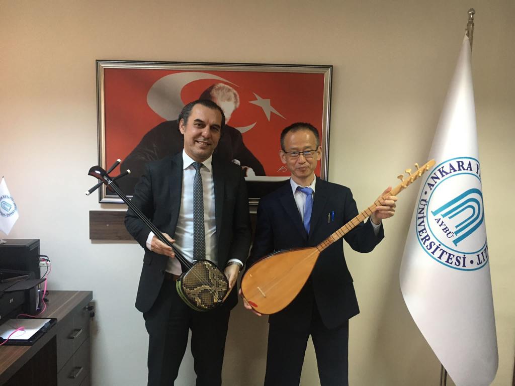 TÜRK-JAPON BİLİM VE TEKNOLOJİ ÜNİVERSİTESİ KURULMASI BÖLÜMÜ BAŞKANI IWASA TAKAAKI KONSERVATUVARIMIZI ZİYARET ETTİ