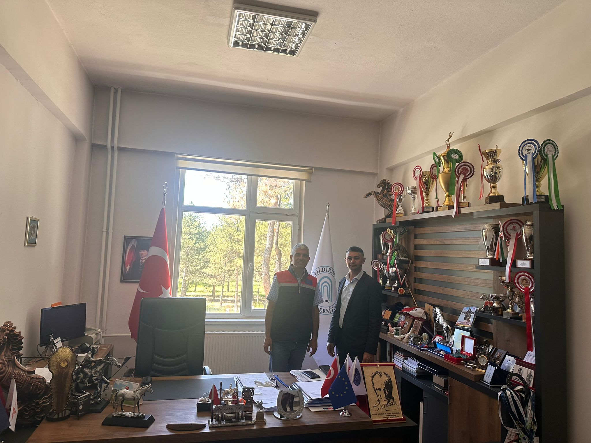 ESKİŞEHİR BİNİCİLİK KULÜP MÜDÜRÜ ÜNAL TAŞDEMİR MERKEZİMİZİ ZİYARETİ