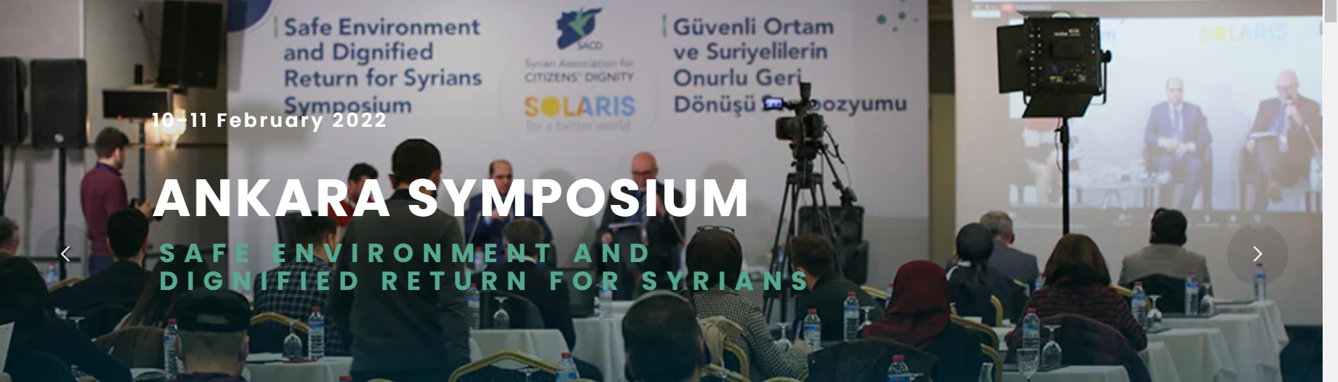 Dr. Öğr. Üyesi Ali Zafer Sağıroğlu “Güvenli Ortam ve Suriyeli’lerin Onurlu Geri Dönüşü” Sempoyumuna katıldı