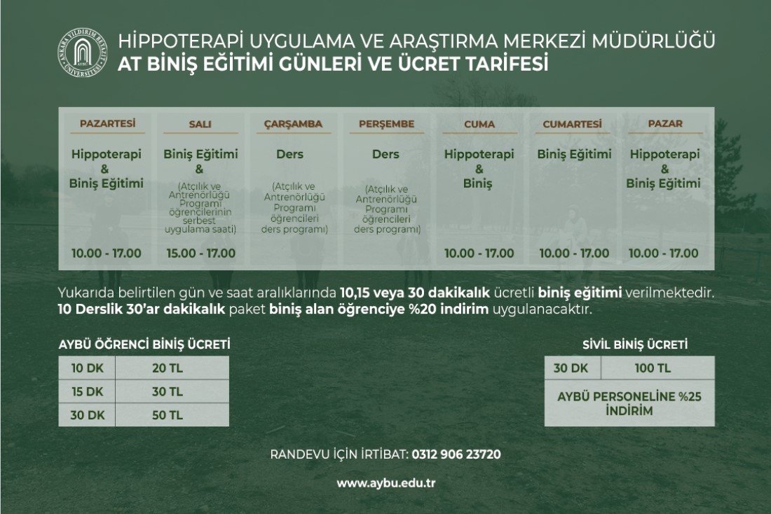 At Binişi Faaliyetleri