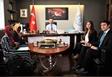 Doktora Öğrencilerimizden Sn. Rektörümüze Ziyaret