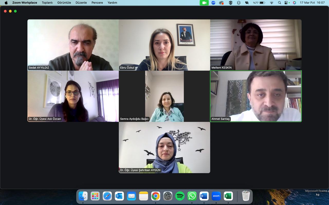 Uluslararası Ticaret ve Lojistik Bölümü Kurulu Toplantısı Online Gerçekleştirildi.