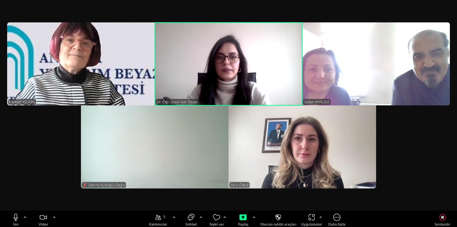 Uluslararası Ticaret ve Lojistik Bölümü Kurul Toplantısı Online Gerçekleştirildi.