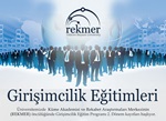 REKMER 2. Dönem Girişimcilik Eğitim Programı Başlıyor