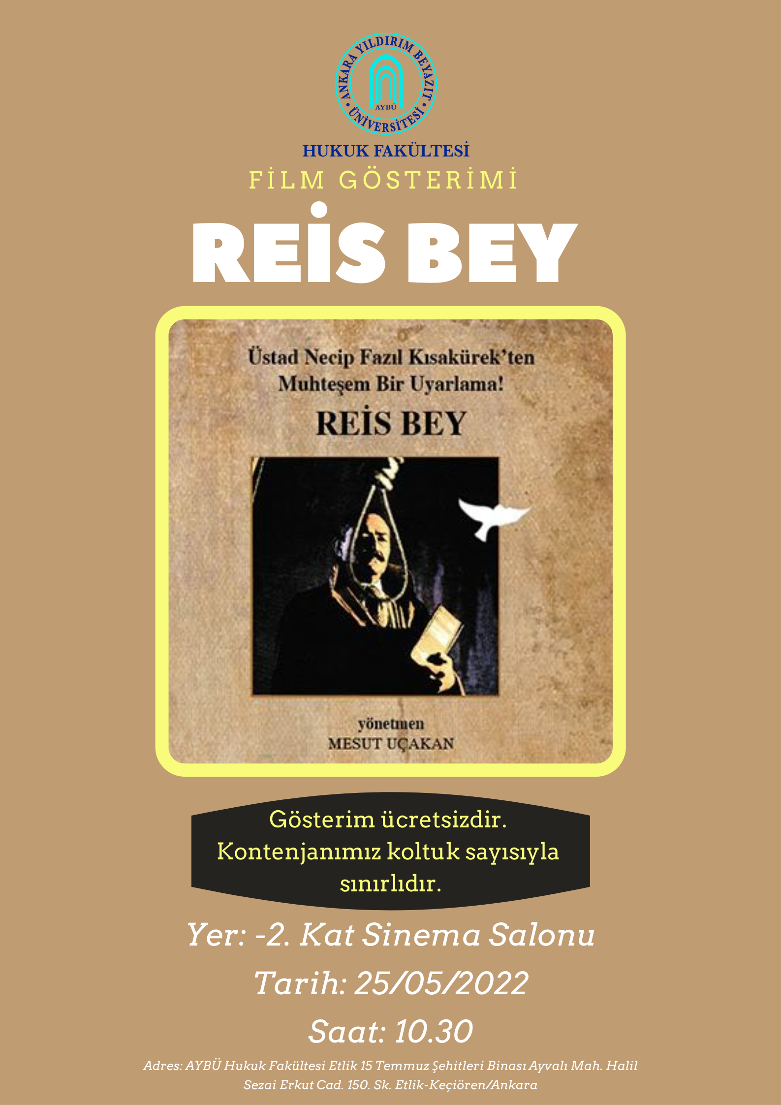 Film Screening: Reis Bey